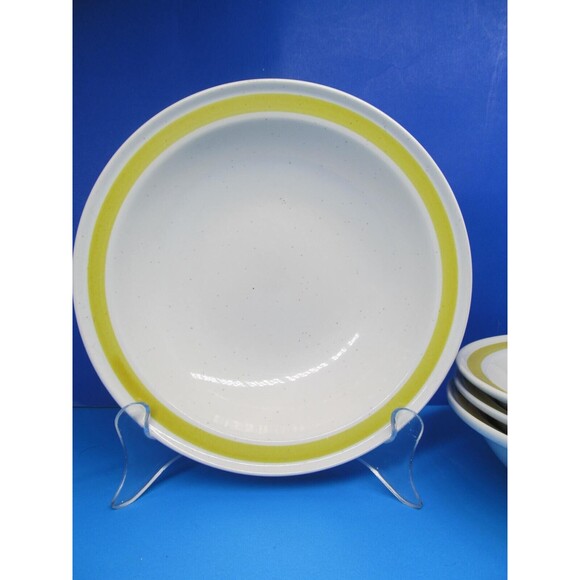 Chadds Ford Spring Meadow  Set Of 4 Vintage 7" Rimmed Cereal Bowls VGC No Issues - Picture 3 of 9